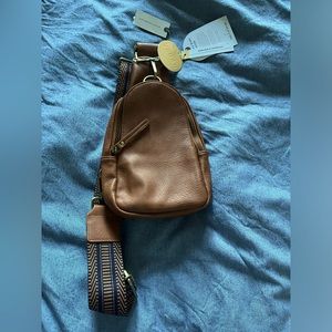 Anthropologie Cross Body Leather Purse New With Tags